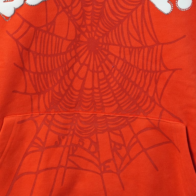 Sp5der Websuit Hoodie Orange - 18