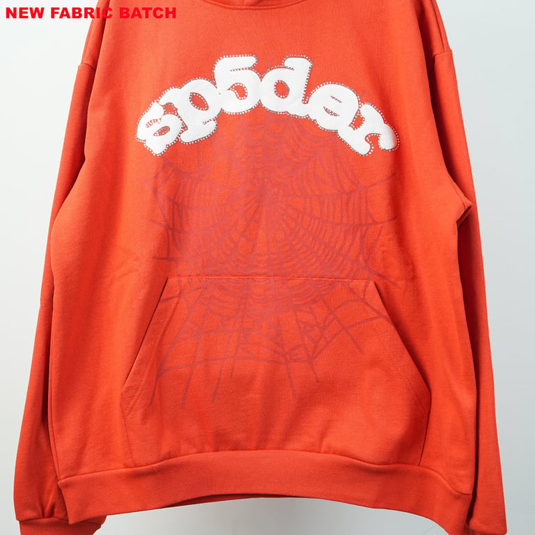 Sp5der Websuit Hoodie Orange - 22