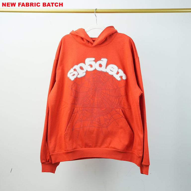 Sp5der Websuit Hoodie Orange - 25