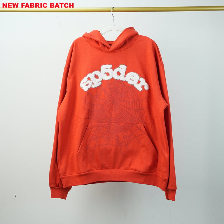 Sp5der Websuit Hoodie Orange - 26
