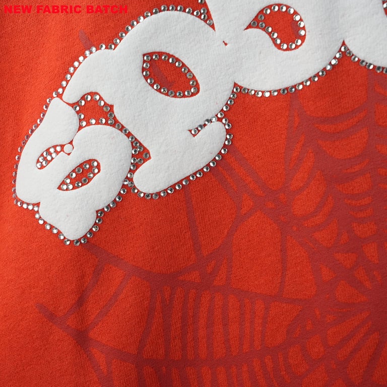 Sp5der Websuit Hoodie Orange - 34