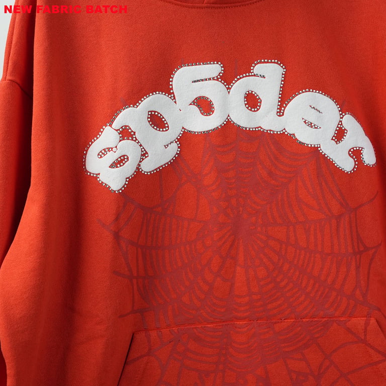Sp5der Websuit Hoodie Orange - 35