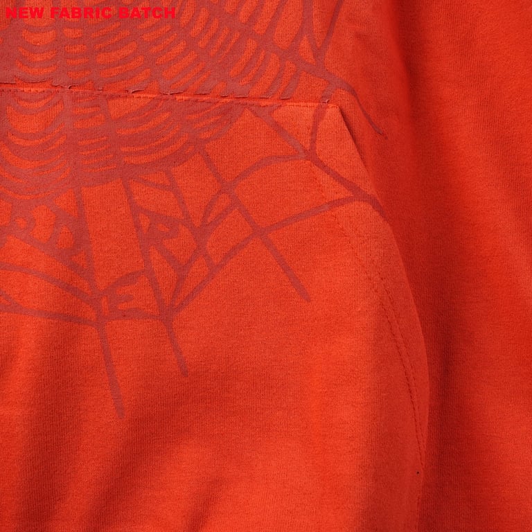 Sp5der Websuit Hoodie Orange - 36