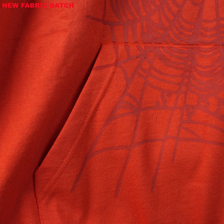 Sp5der Websuit Hoodie Orange - 37