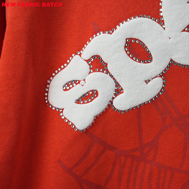 Sp5der Websuit Hoodie Orange - 47