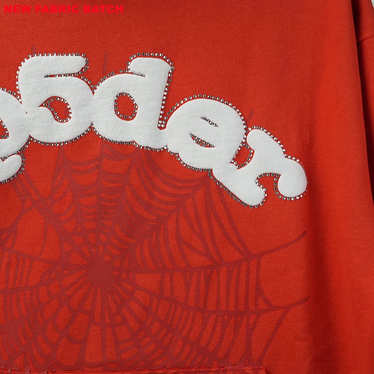 Sp5der Websuit Hoodie Orange - 48
