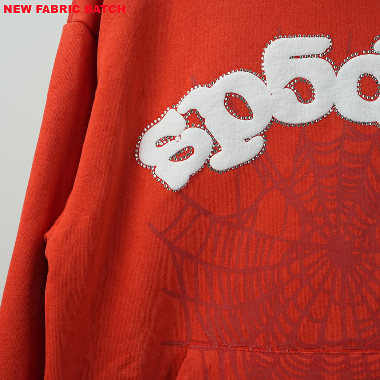 Sp5der Websuit Hoodie Orange - 49