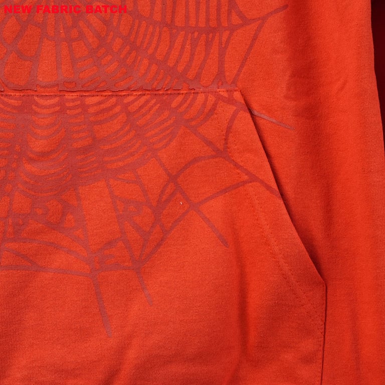 Sp5der Websuit Hoodie Orange - 50