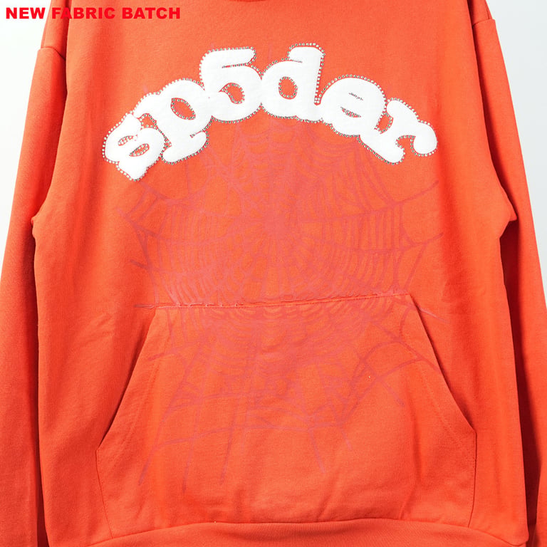 Sp5der Websuit Hoodie Orange - 53