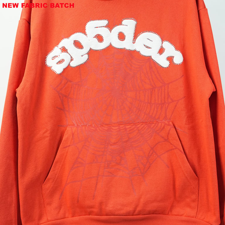 Sp5der Websuit Hoodie Orange - 54