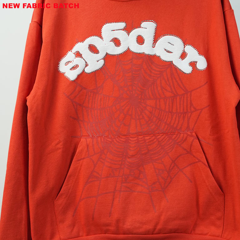 Sp5der Websuit Hoodie Orange - 56