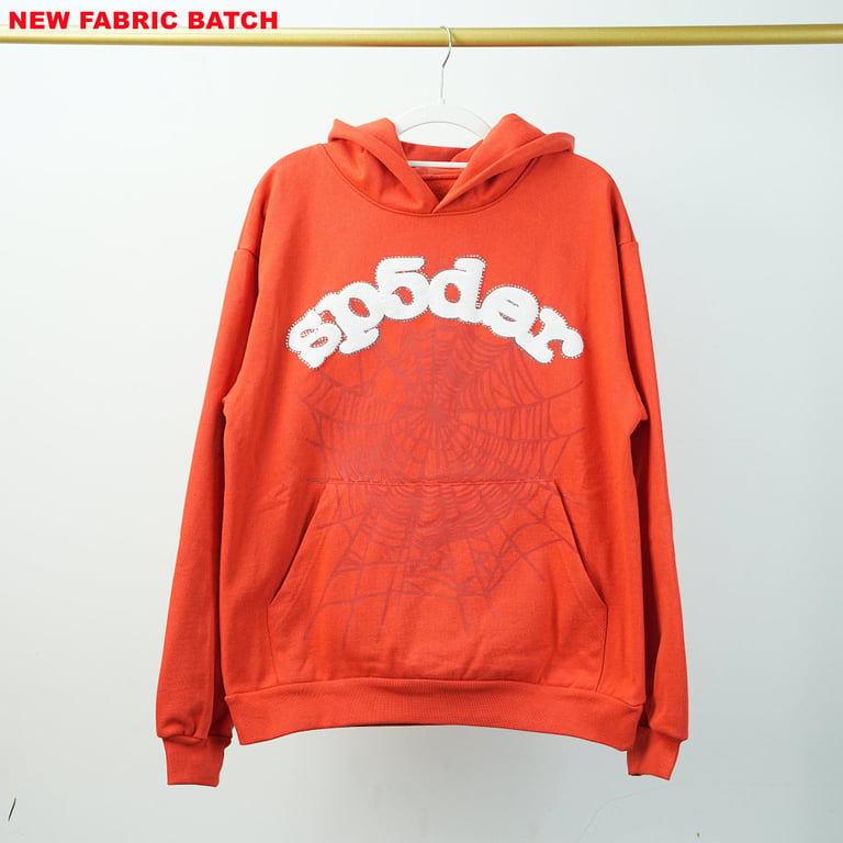Sp5der Websuit Hoodie Orange - 58