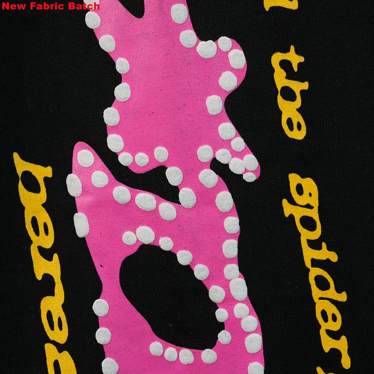 Sp5der P*NK Hoodie Black - 14