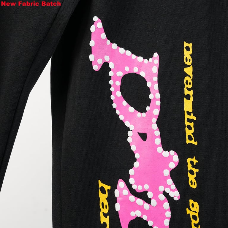 Sp5der P*NK Hoodie Black - 20