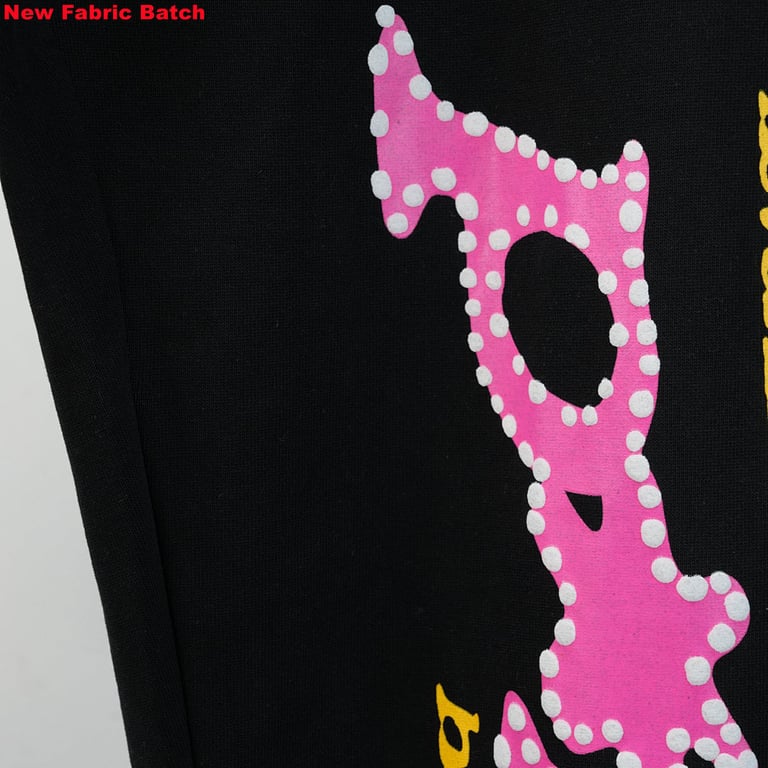 Sp5der P*NK Hoodie Black - 41