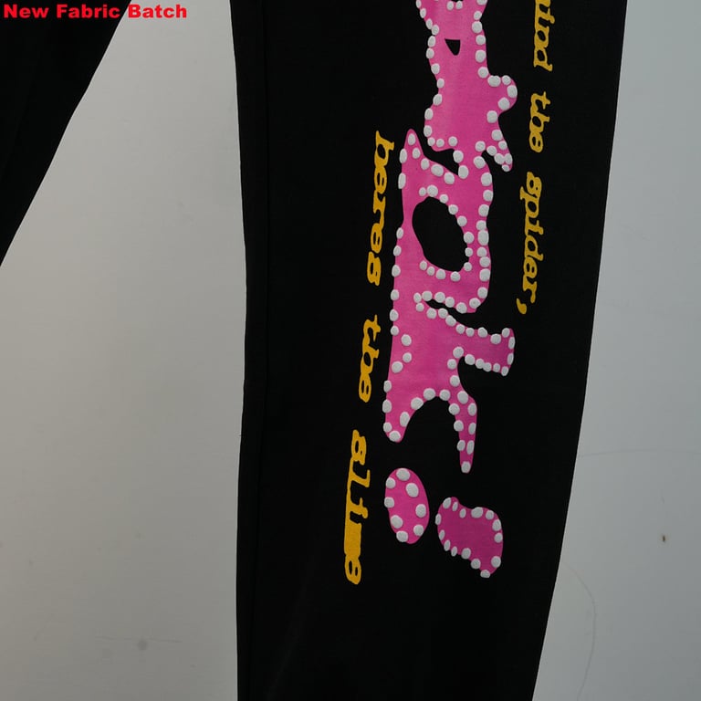Sp5der P*NK Hoodie Black - 43