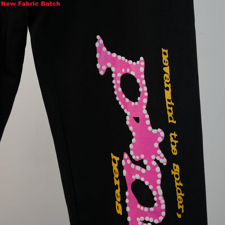Sp5der P*NK Hoodie Black - 44