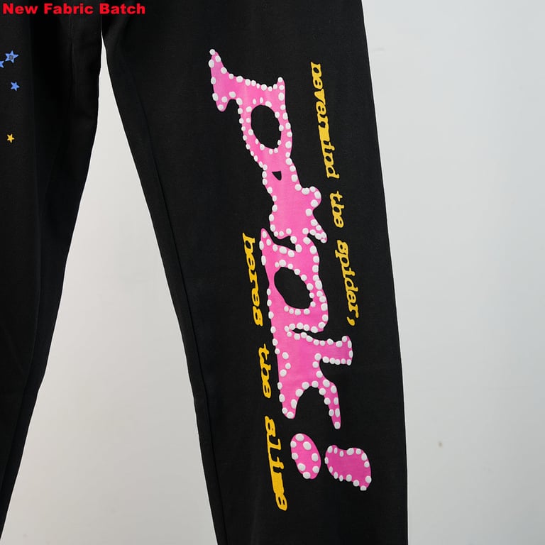 Sp5der P*NK Hoodie Black - 51