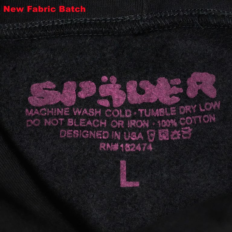 Sp5der P*NK Hoodie Black - 104