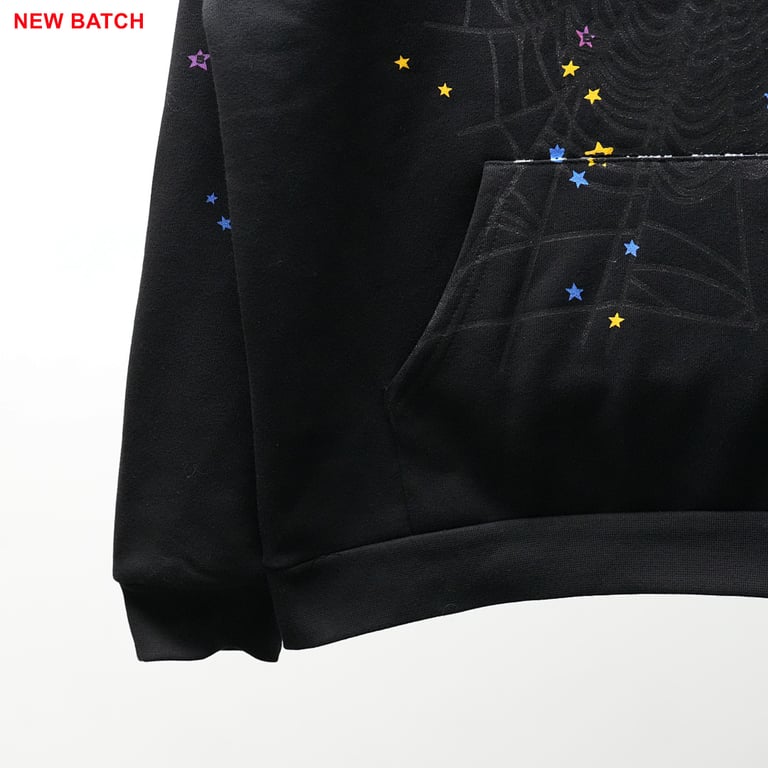 Sp5der P*NK Hoodie Black - 40