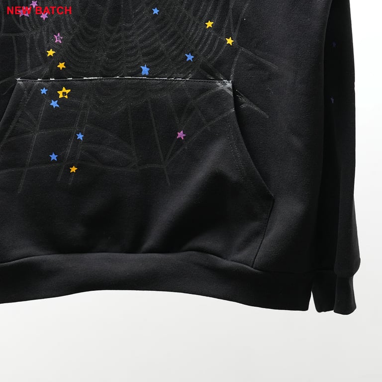 Sp5der P*NK Hoodie Black - 48