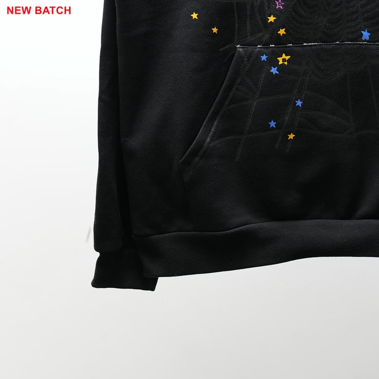 Sp5der P*NK Hoodie Black - 49