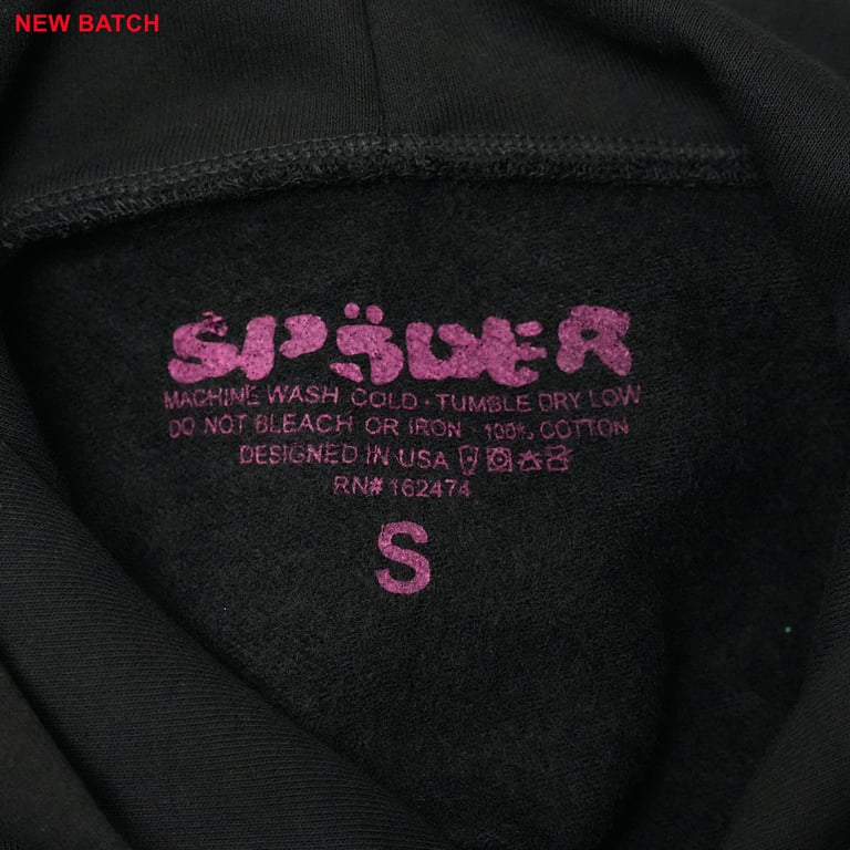 Sp5der P*NK Hoodie Black - 59