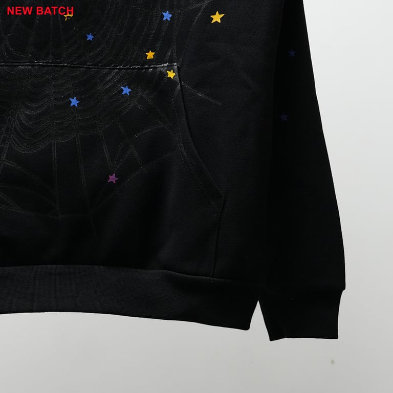 Sp5der P*NK Hoodie Black - 61