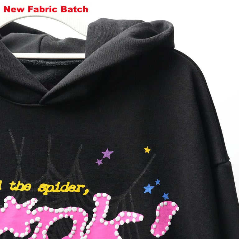 Sp5der P*NK Hoodie Black - 75
