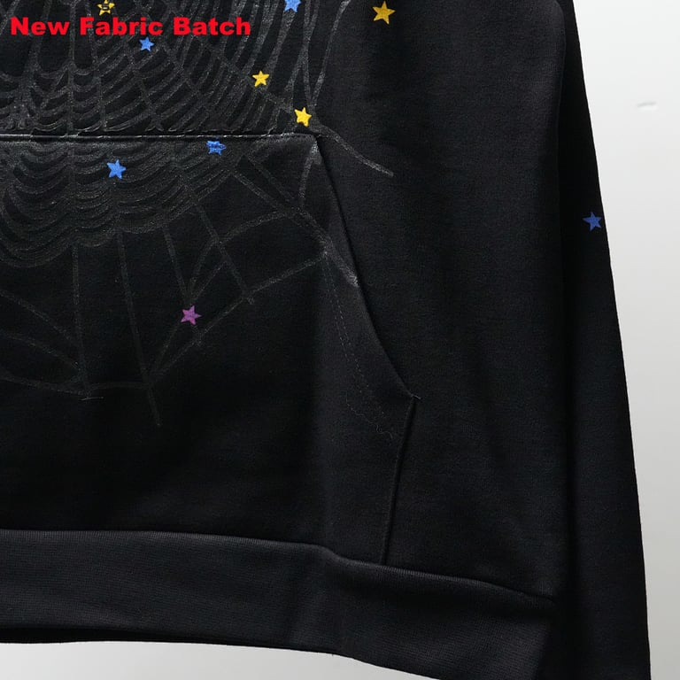 Sp5der P*NK Hoodie Black - 77