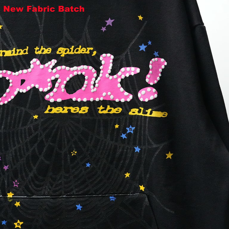 Sp5der P*NK Hoodie Black - 79