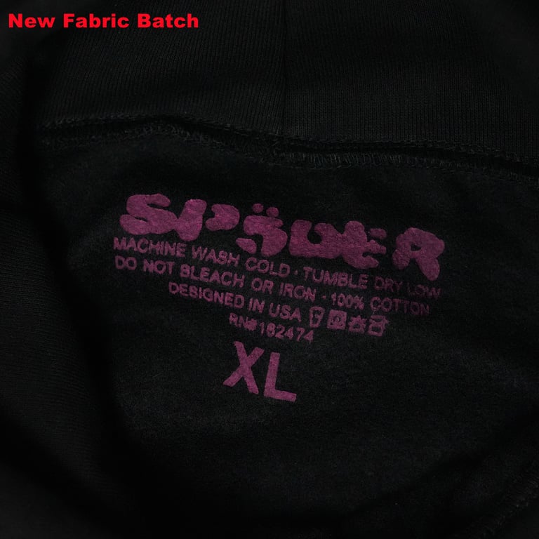 Sp5der P*NK Hoodie Black - 84