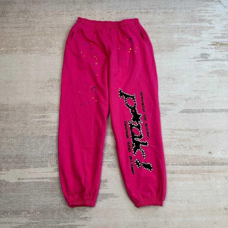 Sp5der P*NK Sweatpants Pink - 17