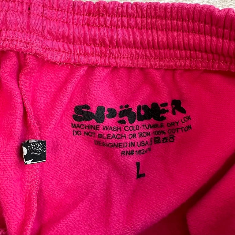 Sp5der P*NK Sweatpants Pink - 19