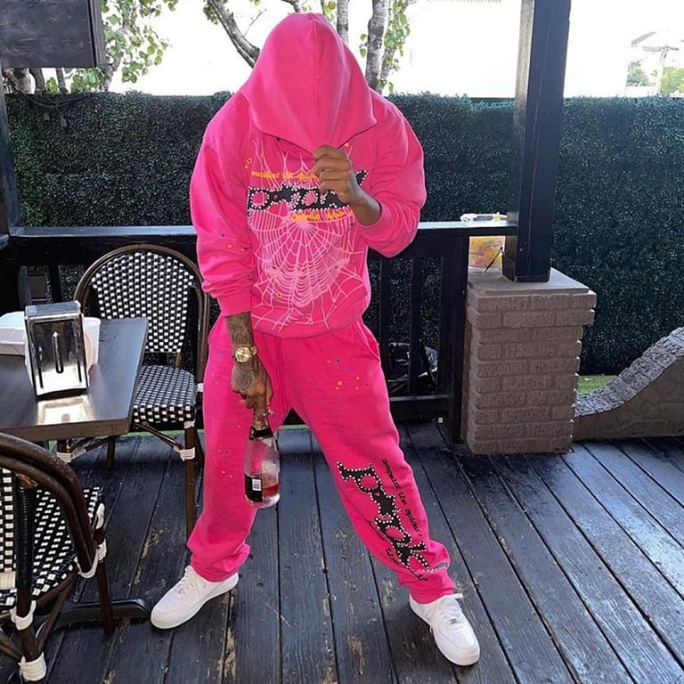 Sp5der P*NK Sweatpants Pink - 8