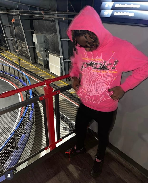Sp5der P*NK Hoodie Pink - 2