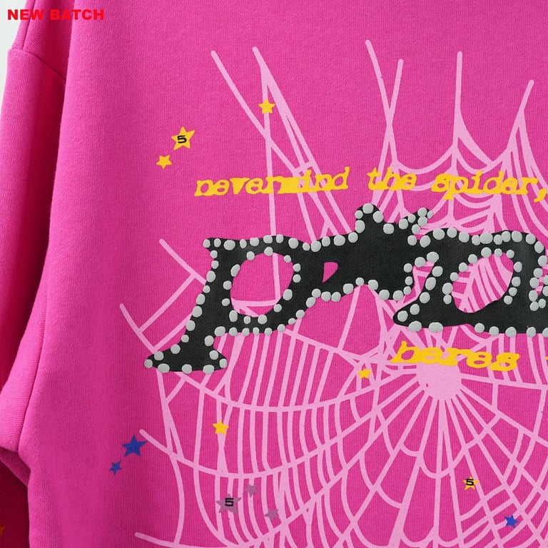 Sp5der P*NK Hoodie Pink - 23