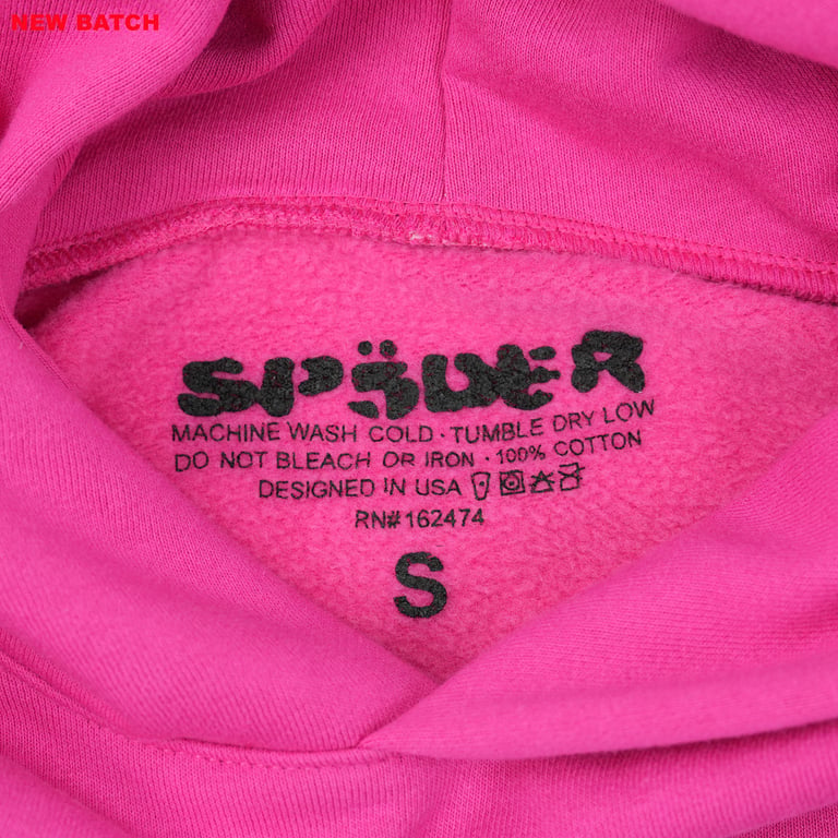 Sp5der P*NK Hoodie Pink - 26