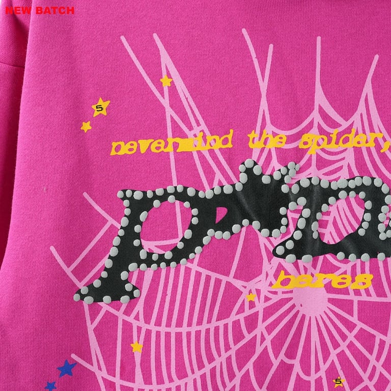 Sp5der P*NK Hoodie Pink - 32
