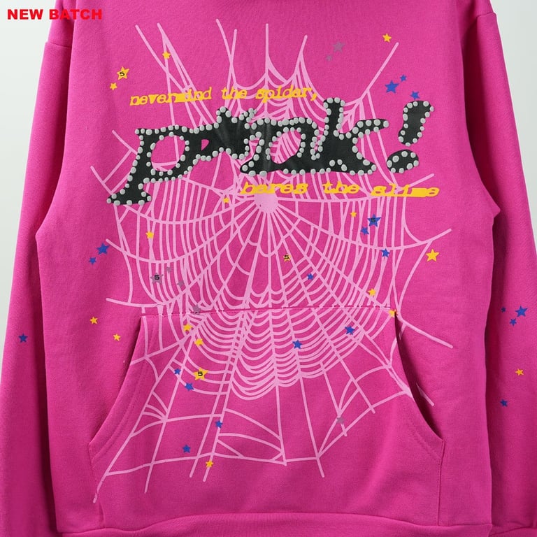 Sp5der P*NK Hoodie Pink - 33