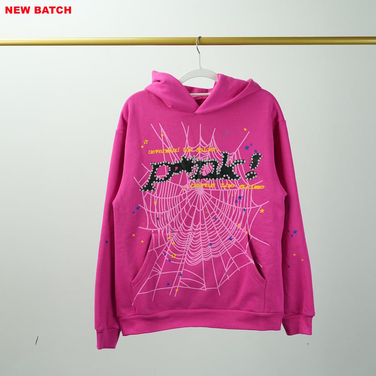 Sp5der P*NK Hoodie Pink - 34