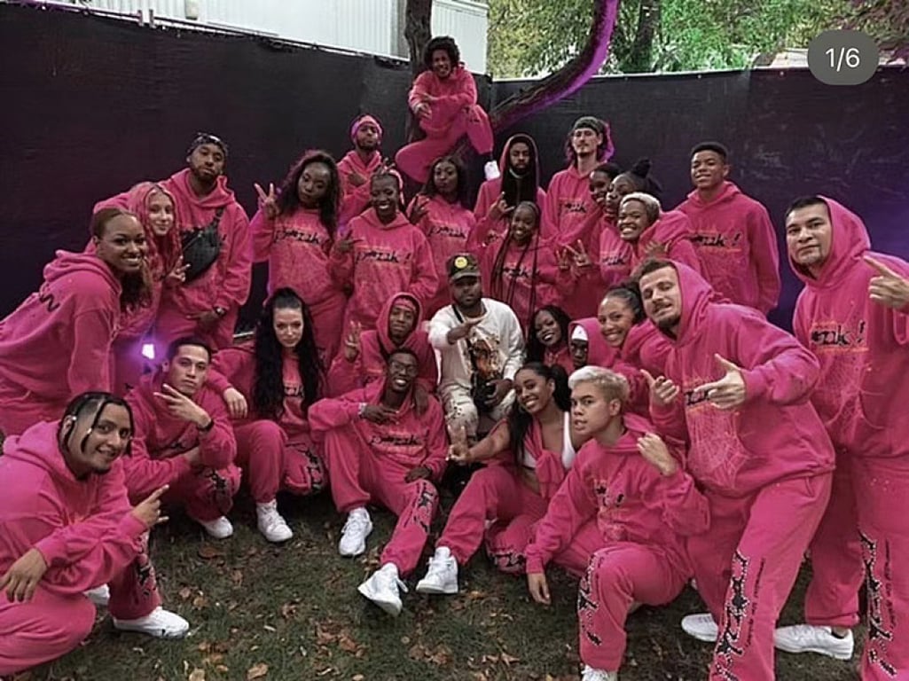 Sp5der P*NK Hoodie Pink - 5