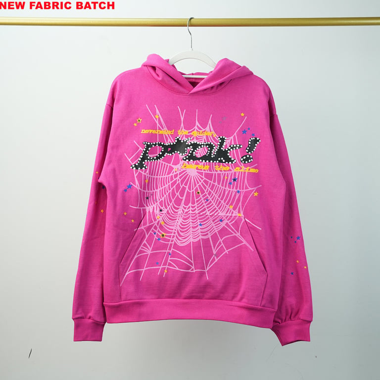 Sp5der P*NK Hoodie Pink - 42