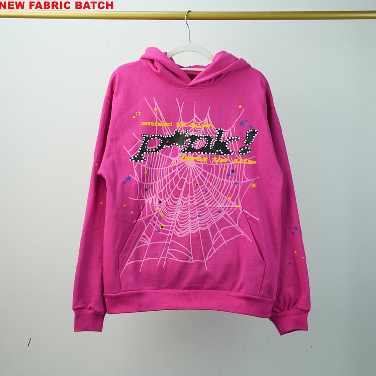 Sp5der P*NK Hoodie Pink - 43