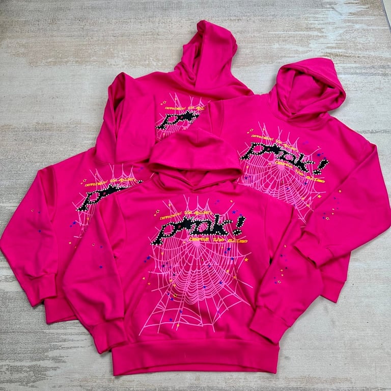 Sp5der P*NK Hoodie Pink - 44