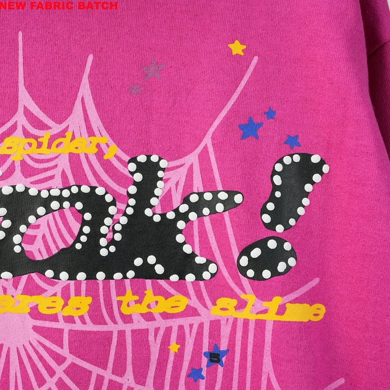 Sp5der P*NK Hoodie Pink - 53