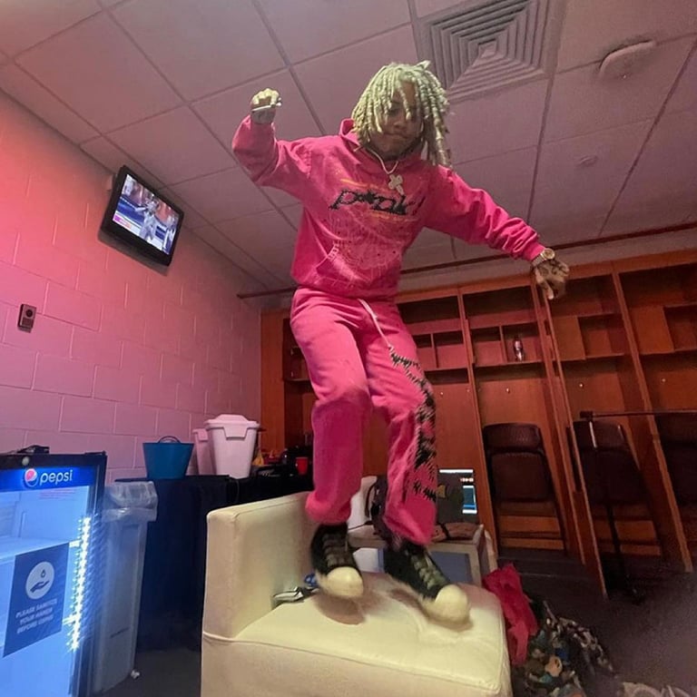 Sp5der P*NK Hoodie Pink - 7