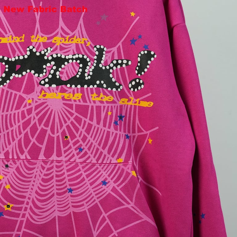 Sp5der P*NK Hoodie Pink - 63