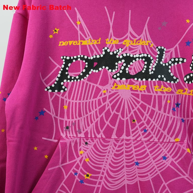 Sp5der P*NK Hoodie Pink - 64
