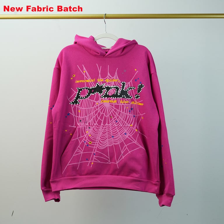 Sp5der P*NK Hoodie Pink - 66